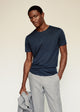 Regular fit 100% linen T-shirt