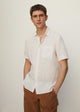 100% linen short sleeve shirt