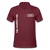 Men's Audi Polo Shirt slim - bordeaux